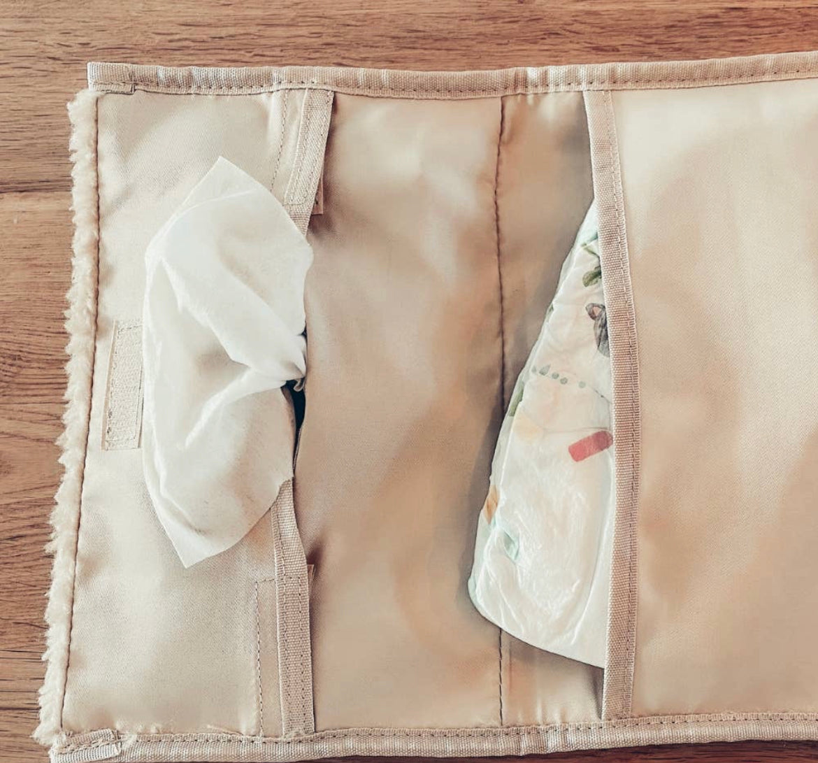 Windeltasche, Teddytasche, Teddyfell, Pamperstasche