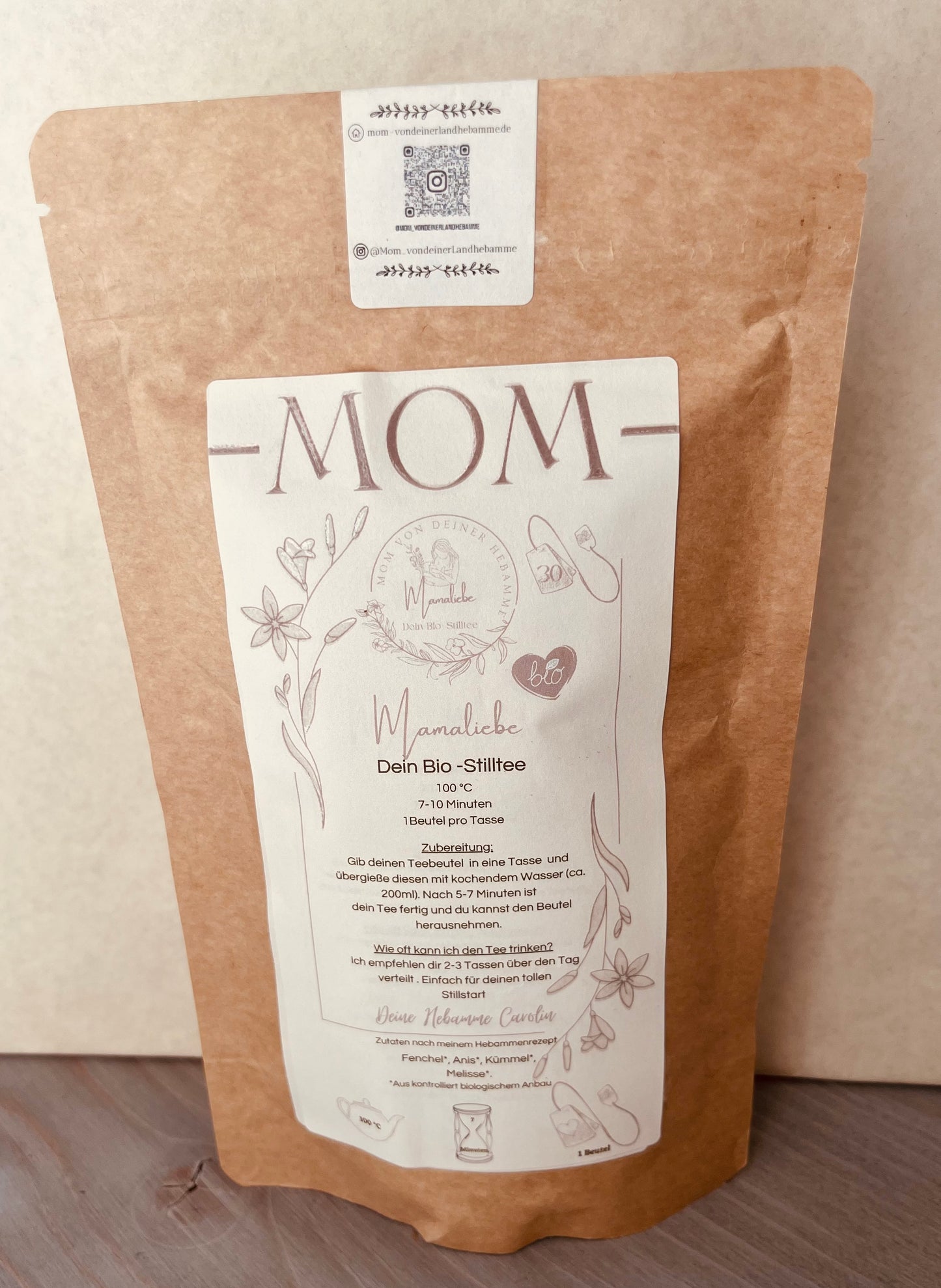 Mamaliebe -dein Bio Stilltee - Beutel, BIO, Stillzeit, Wochenbett