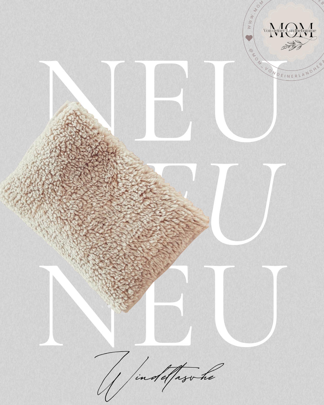 Windeltasche, Teddytasche, Teddyfell, Pamperstasche