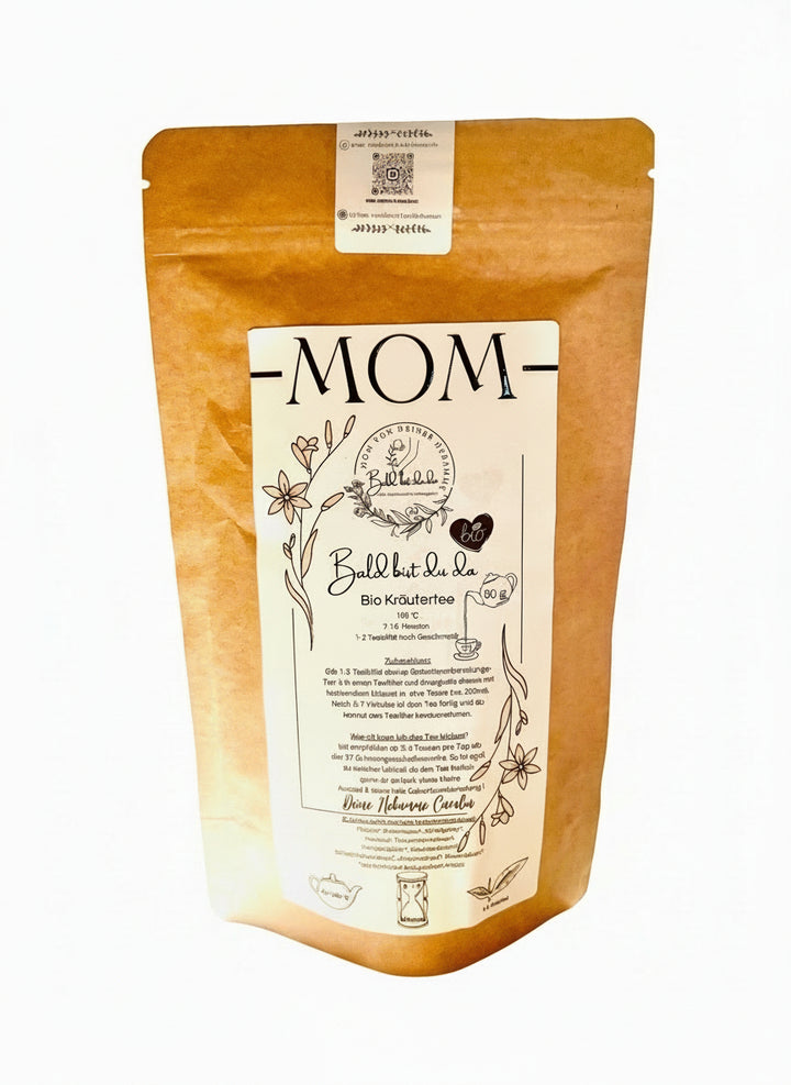 Bald bist du da - Bio Geburtsvorbereitungstee  mit einer Prise Himberblätter und Frauenmantelkraut