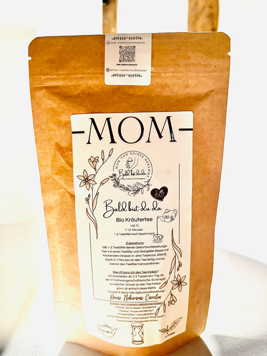 Bald bist du da - Bio Geburtsvorbereitungstee  mit einer Prise Himberblätter und Frauenmantelkraut