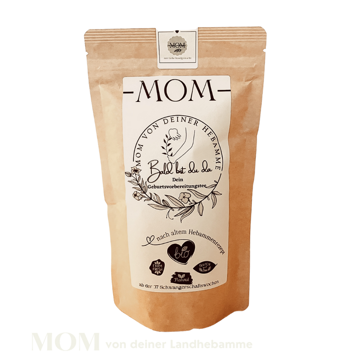 Bald bist du da - Bio Geburtsvorbereitungstee mit Himbeerblättern und Frauenmantel
