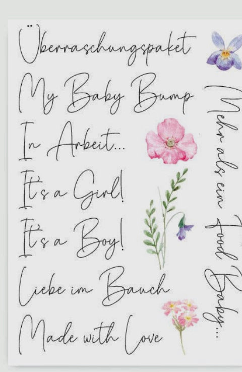 Liebe im Bauch Body-Tattoos