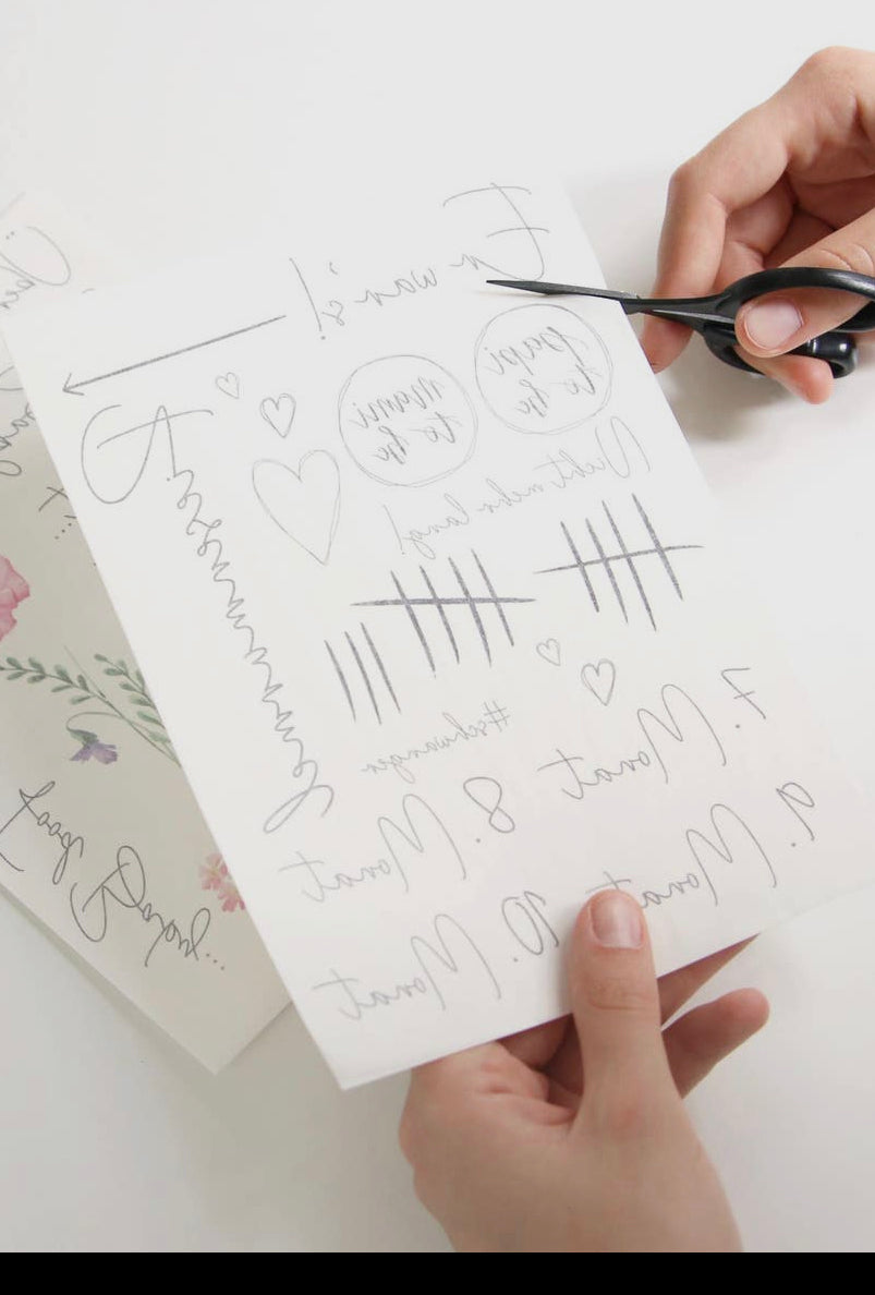 Liebe im Bauch Body-Tattoos