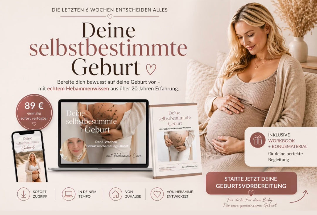 Online-Geburtsvorbereitungskurs – 6 Wochen für eine selbstbestimmte Geburt