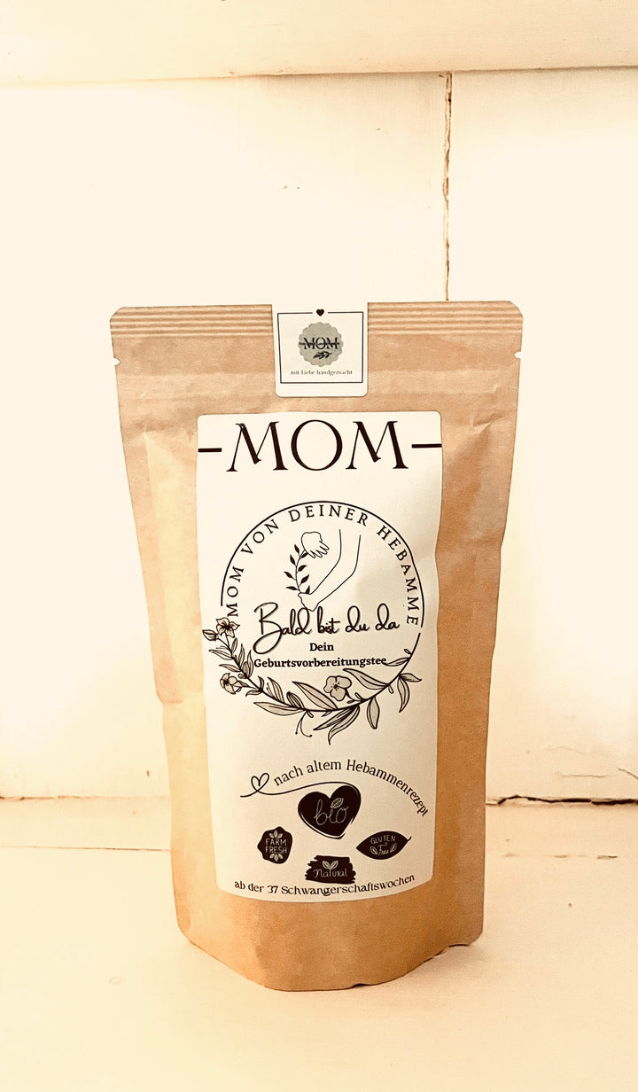 Geburtsvorbereitung BIO Schwangerschaftstee mit Himbeerblättern und Frauenmantel - von MOM®
