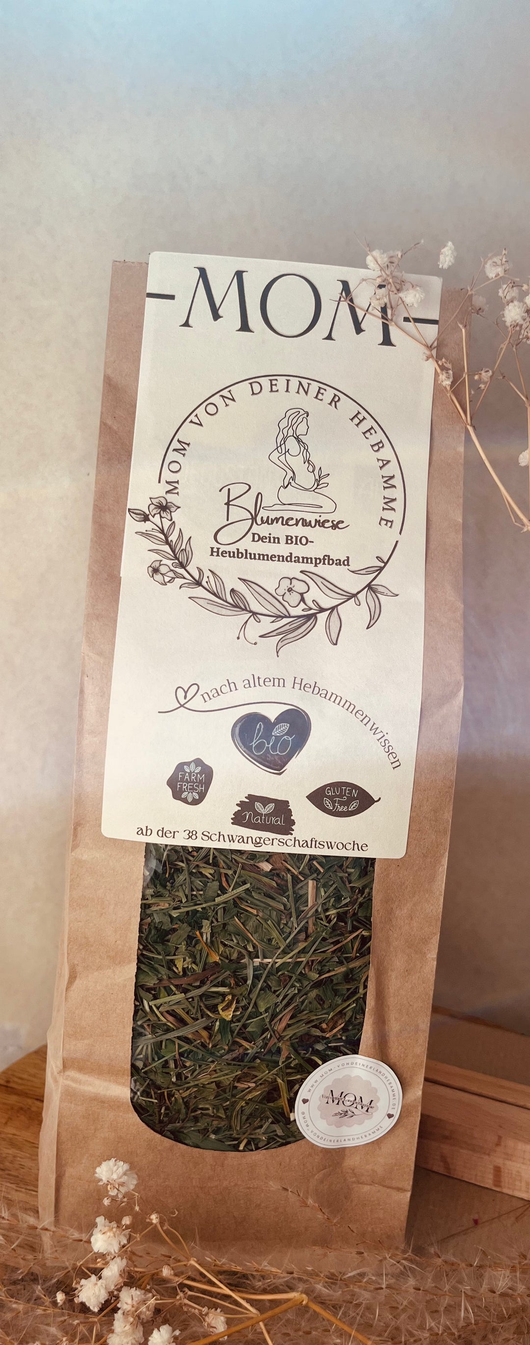 Heublumenbad Geburtsvorbereitung - Blumenwiese Bio 200g