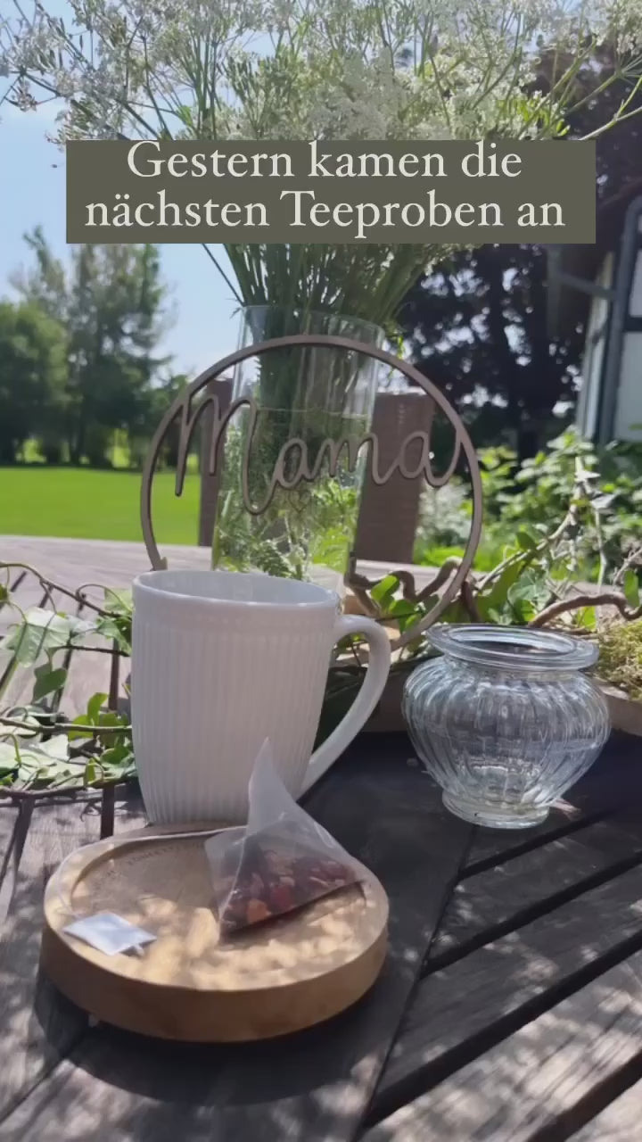 Runde Kugel dein BIO- Schwangerschaftsfrüchtetee